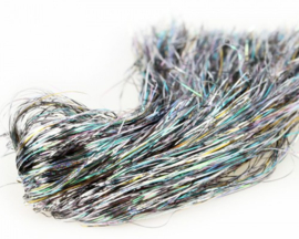 Tinsel Blend Hair, Dark Holographic Silver