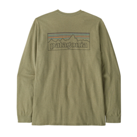 Patagonia L/S P-6 Logo Responsibili-Tee - GUMTREE GREEN