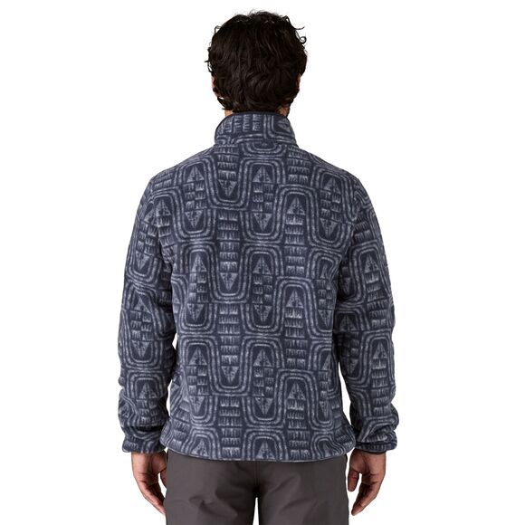 Patagonia M's Lightweight Synchilla Snap-T Pullover Salmon Energy: Old Growth Green