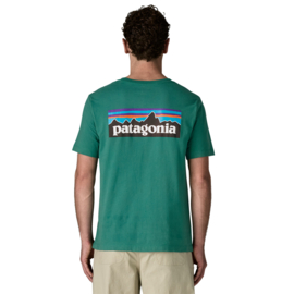 Patagonia P-6 Logo T-Shirt - GEM GREEN