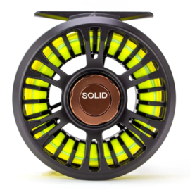 Traun River Solid Fly Reel (black/coffee) #3/4