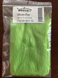 WEEVZ Fur Short Chartreuse