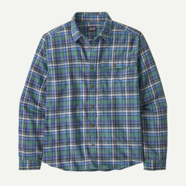 Patagonia L/S LW Fjord Flannel Shirt Smolder Blue