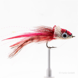 Flies&More Reehaar Snoek Streamer Rood #6/0