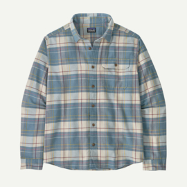 Patagonia L/S LW Fjord Flannel Shirt Still Blue