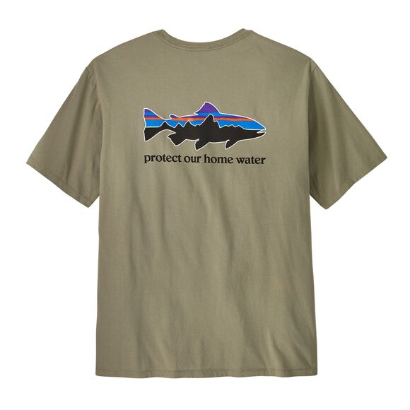 Patagonia Home Water Trout Organic T-Shirt - River Rock Green