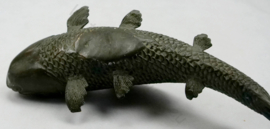 Antique Japanese hand cast bronze Koi Fish - symbol of prosperity and good fortune - Japan, early 20th century