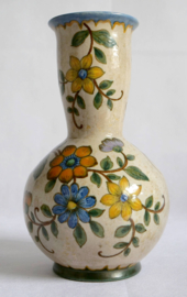 Dutch Gouda Pottery - PZH Royal Zuid-Holland Gouda ceramic floral vase, ca 1930