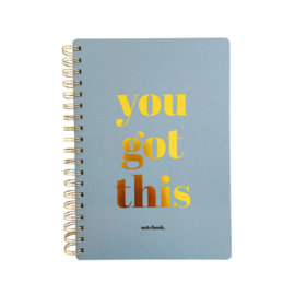 Notebook You got this
