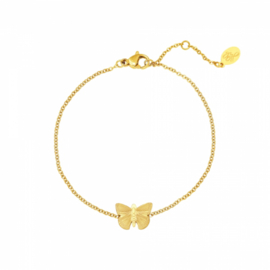 Armbandje Butterfly | Goud