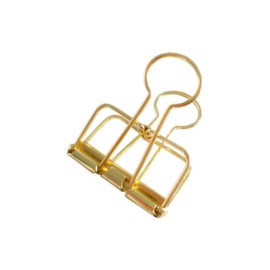 Binder clips Gold | Set van 4