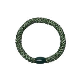 Haarelastiek | Armbandje | Glitter Green