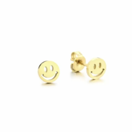 Studs Smiley Goud