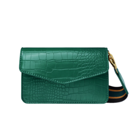 Small Croco bag Green