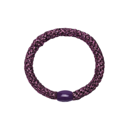 Haarelastiek | Armbandje | Glitter Purple