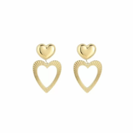 Oorbellen Pretty Heart Goud