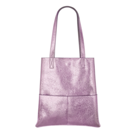 Shopper met pouch Lilac