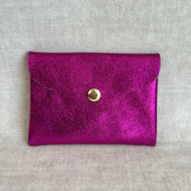 Portemonnee Gigi | Metallic Fuchsia