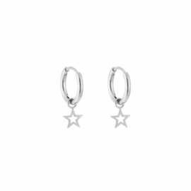 Oorbellen Twinkle Star | Zilver