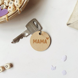 Sleutelhanger mama (hout)