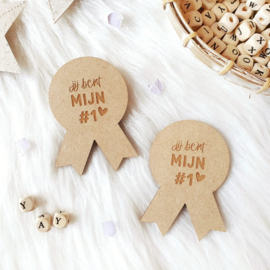 Medaille button | Jij bent mijn #1