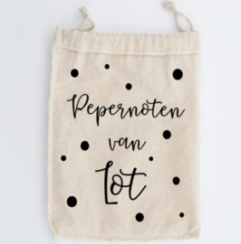 Pepernotenzakje | Naam en stippen