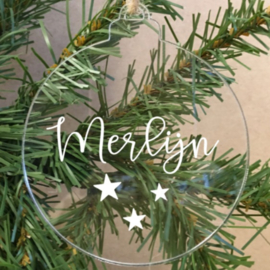 Kerstbal plexiglas