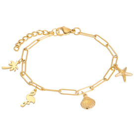 iXXXi Armband With Charms Goud