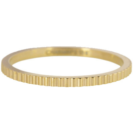 Charmin*s Ring Gold 'Steel Bricks' R399