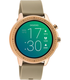OOZOO Smartwatch Q00302 Taupe/Rosé