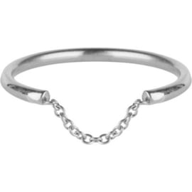 Charmin*s Ring Chained Shiny Steel R572