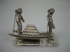 Miniatuur Zilver Goudse Kaasdragers uit ca. 1950