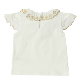 Dr. Kid t-shirt met ruffle en strik