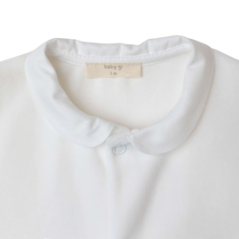 Baby Gi newborn pakje vleugels wit velours (unisex)