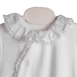 Baby Gi newborn pakje wit kant (velours)