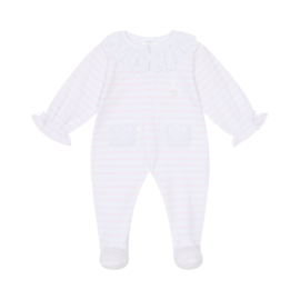 Deolinda newborn pakje streepje roze/wit