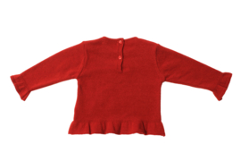 Dr. Kid sweater rood strikjes