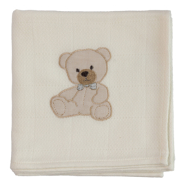 Baby Gi hydrofiele doek beertje "crème" 