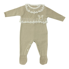 Dr. Kid newborn pakje beige ruffle