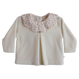 Baby Gi 2 delig newborn set off-white (velours)