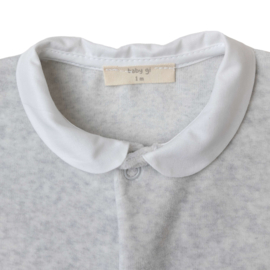 Baby Gi newborn pakje vleugels grijs velours (unisex)