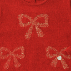 Dr. Kid sweater rood strikjes