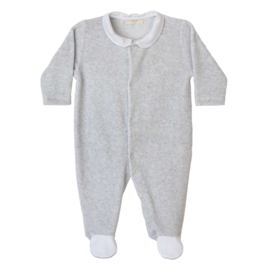 Baby Gi newborn pakje vleugels grijs velours (unisex)