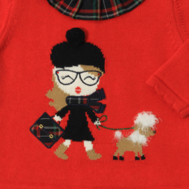 Dr. Kid sweater rood