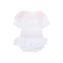 Deolinda bloomerset ruffle kraag