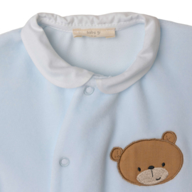 Baby Gi newborn pakje blauw beer (velours)