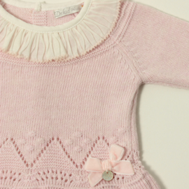 Dr. Kid jurkje roze met ruffle kraag