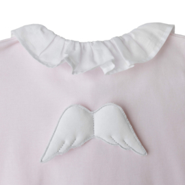 Baby Gi newborn pakje roze vleugels ruffle kraag (katoen)