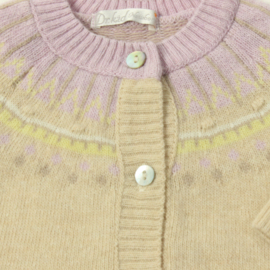 Dr. Kid vestje beige/lila