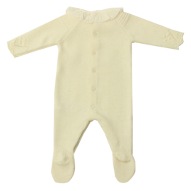 Dr. Kid newborn pakje beige met ruffle kraag